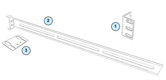 Check Point CPAC-RAILS-EXT-SM700/7000 | Smart-1 700 & 7000 Extended Rack Rail Kit, 19in, Telescopic