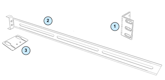 Check Point CPAC-RAILS-EXT-SM700/7000 | Smart-1 700 & 7000 Extended Rack Rail Kit, 19in, Telescopic