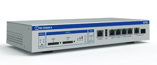 Teltonika RUTXR1 | RUTXR1 Cellular Network Router, Dual SIM, 4G LTE, 5 x Gigabit Ethernet Ports