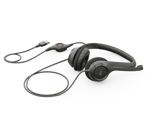 Logitech 981-000485 | H390 USB Headset, Wired, Black