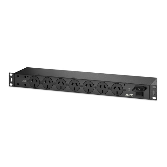 APC NET8RMIB-AZ | Rackmount Surge Protector, 7 Outlets, 6.5ft Cord, IEC C14 Plug