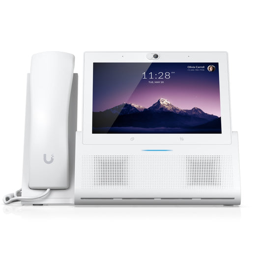 Ubiquiti UTP-TouchMax-W | UniFi Talk Phone Touch Max, 7" Touch Display, PoE+ In, Bluetooth, USB Type C