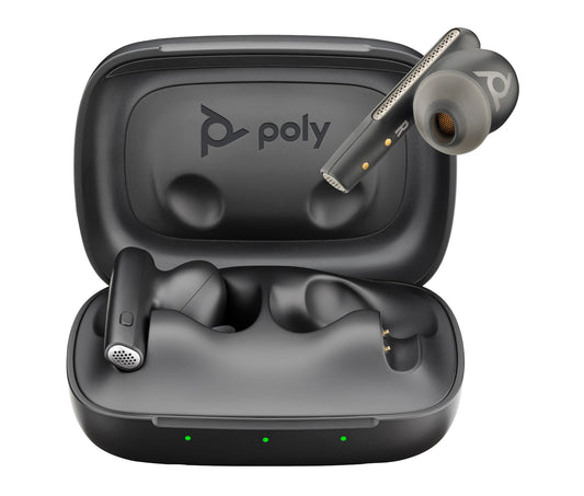 HP 8L580AA | Poly Voyager Free 60 UC, Black, Basic Charge Case, Wireless Headset