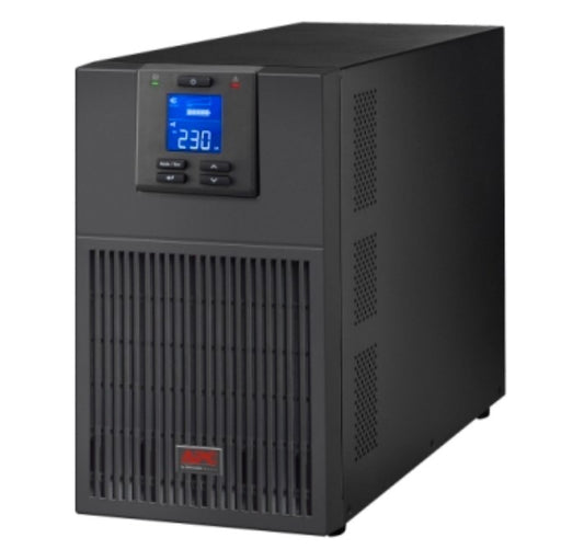 APC SRV3KI-E | 3kVA/2700W Easy UPS On-Line, Tower, 230V, 6x IEC C13 + 1x IEC C19 Outlets, Intelligent Card Slot, LCD Display