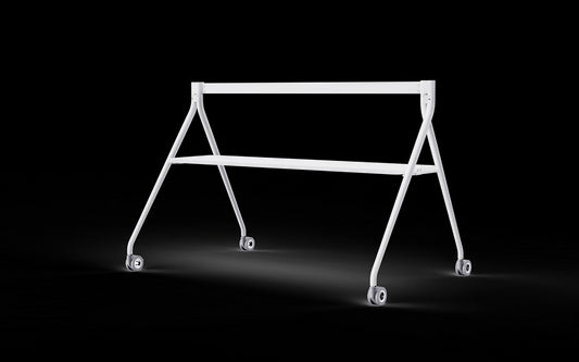 Yealink MB-FloorStand-860T-W | Floorstand for MeetingBoard 86", Wheeled, White