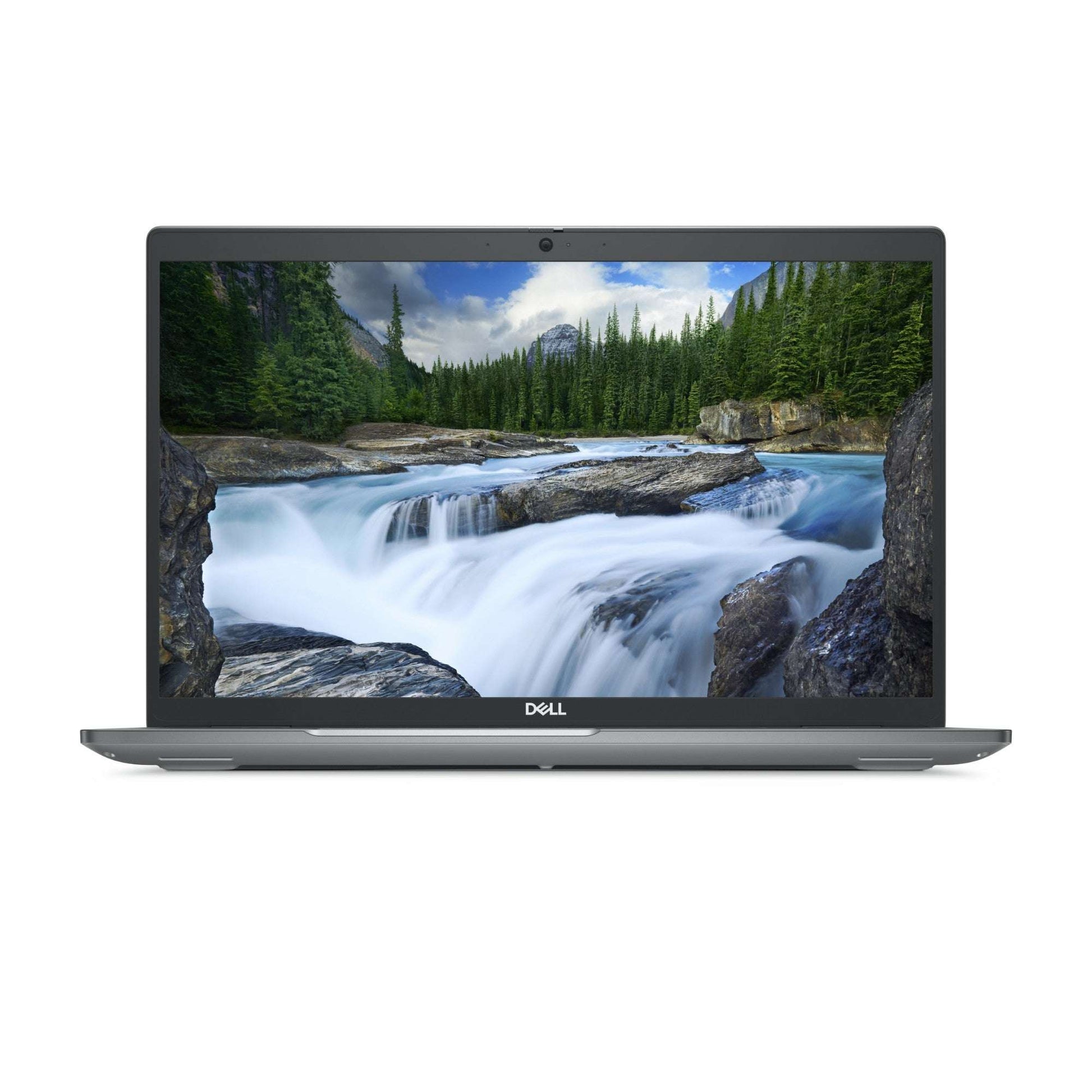 Dell Latitude 5550 15.6-inch gray laptop with Core Ultra 5, sleek design
