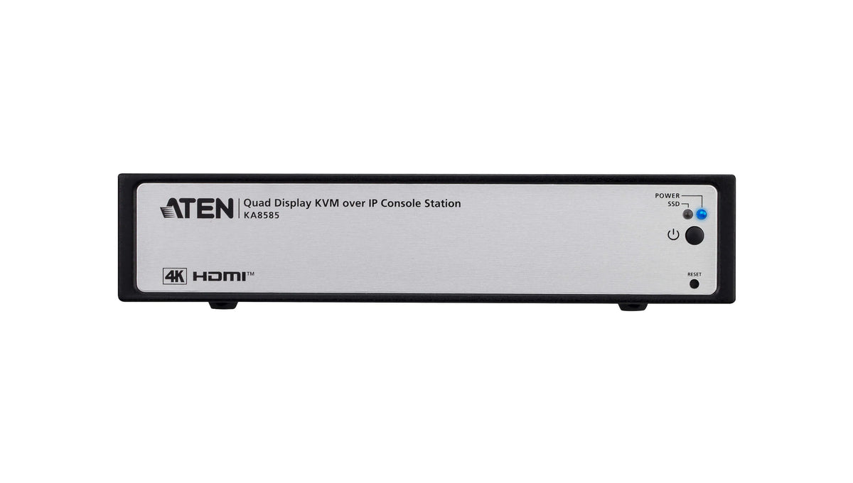 ATEN KA8585-AX-U | KA8585 4K Quad Display KVM over IP Console Station