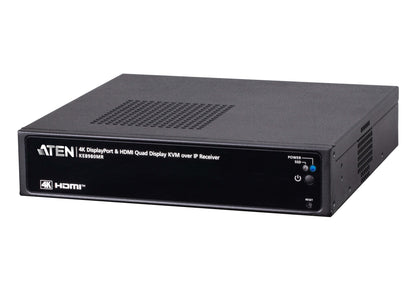 ATEN KE8980MR-AX-U | KE8980MR 4K60 Quad-Display KVM over IP Receiver, HDMI/DP, Multi-View