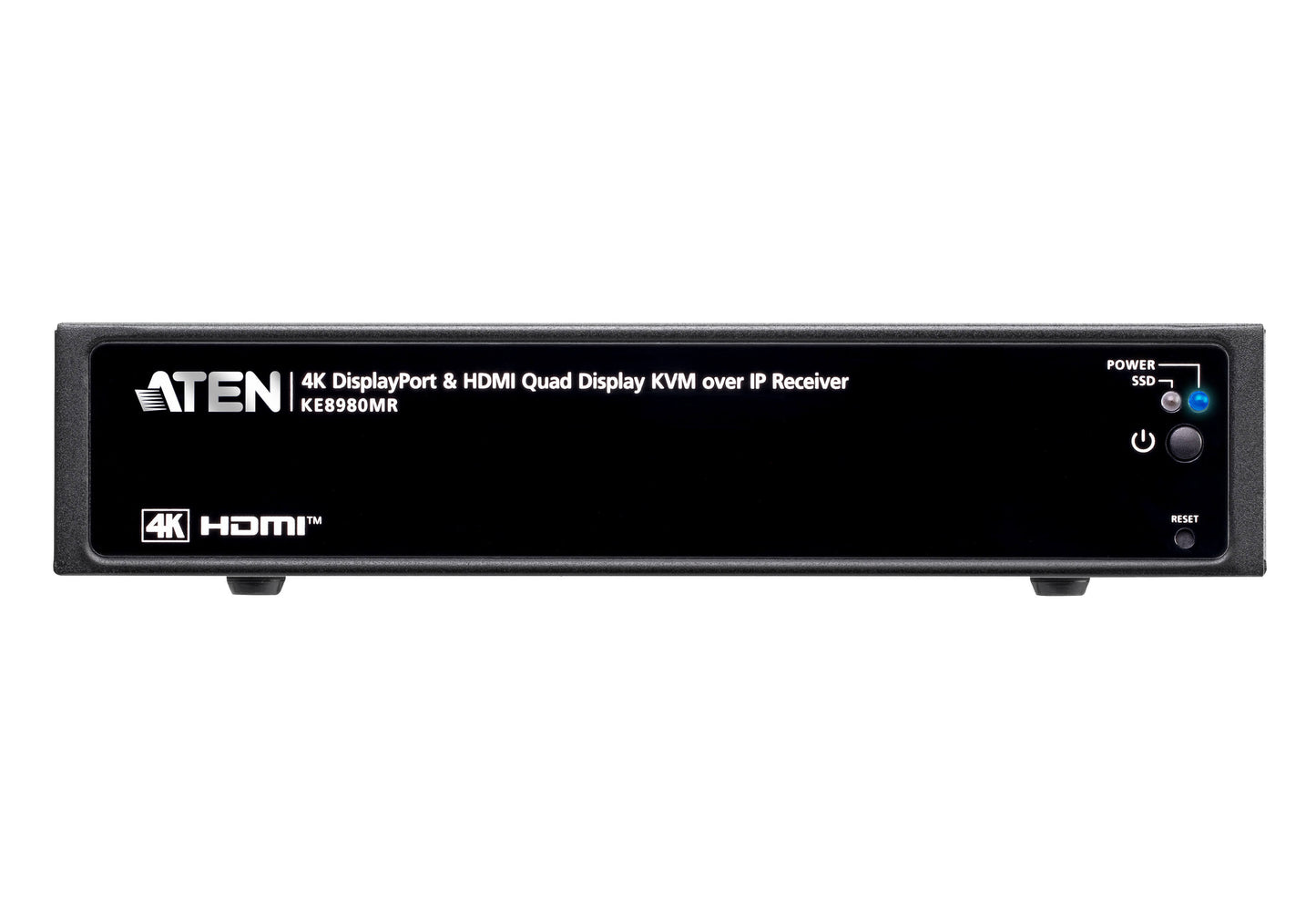 ATEN KE8980MR-AX-U | KE8980MR 4K60 Quad-Display KVM over IP Receiver, HDMI/DP, Multi-View