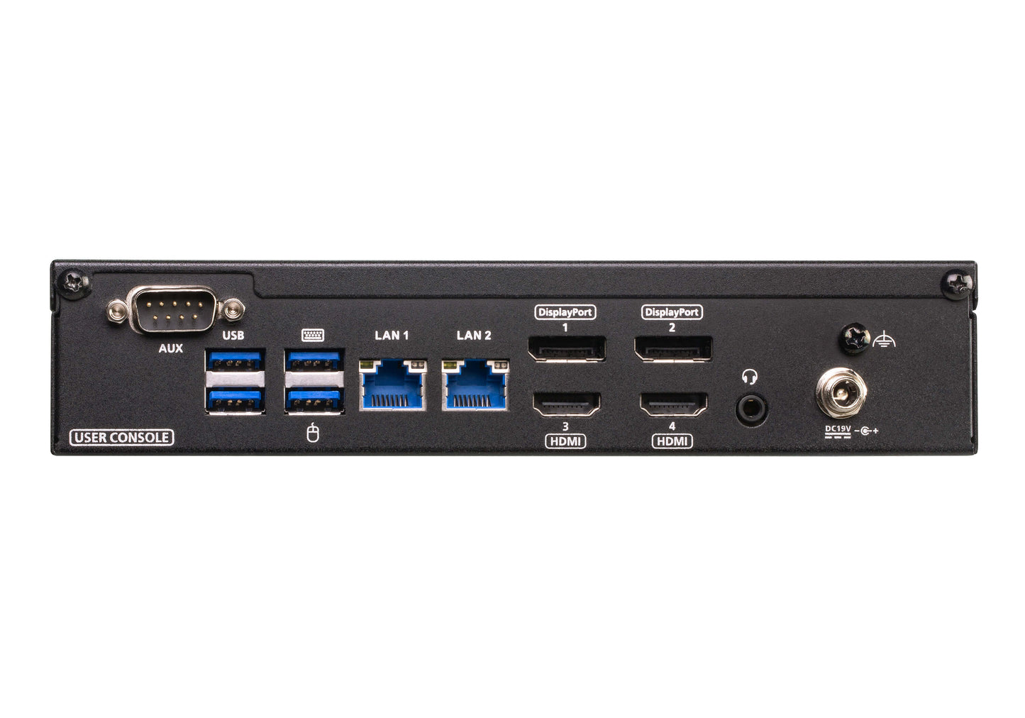 ATEN KE8980MR-AX-U | KE8980MR 4K60 Quad-Display KVM over IP Receiver, HDMI/DP, Multi-View