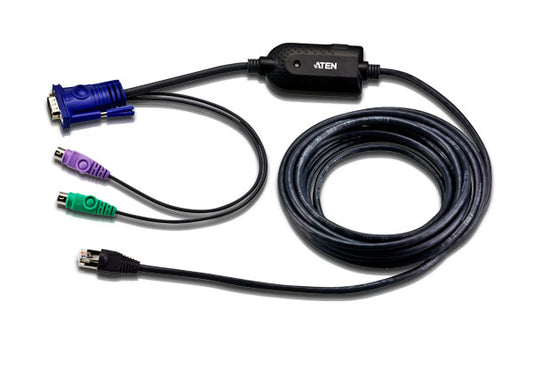 ATEN KA7920-AX | KA7920 PS/2-VGA to Cat5e/6 KVM Adapter Cable, 4.5m (CPU Module)