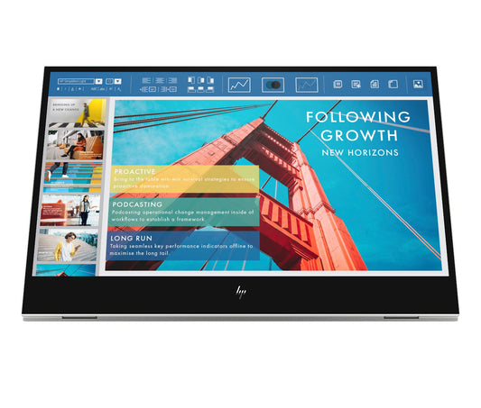 HP 1B065AA | E-Series, E14 G4 Portable Monitor, 14" FHD Display, USB-C