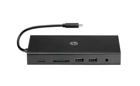 HP 1C1Y5AA | Travel USB-C Multi Port Hub with Multiple Connectivity Options