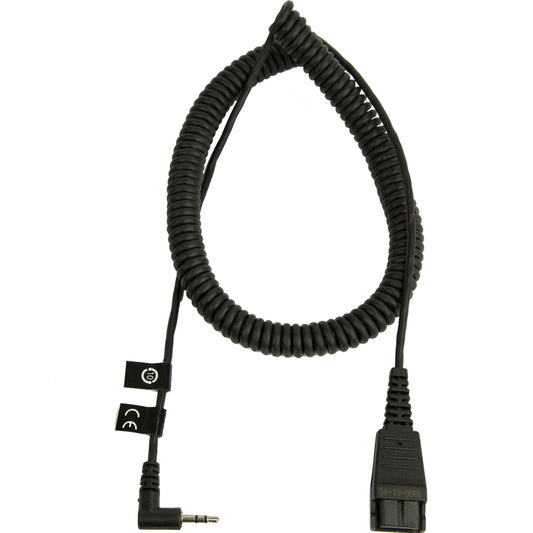 Jabra 8800-01-46 | Headphone/Headset Accessory Cable, QD to 2.5mm Jack, Coiled