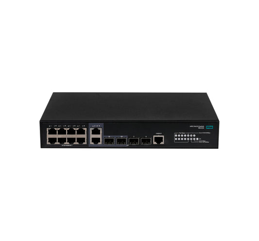 HPE R8J42A#ABG | FlexNetwork 5140 8G 2SFP 2GT Combo EI Managed L3 Switch, 8 x 1GbE Ports, 2 x SFP, 2 x GT Combo, 1U
