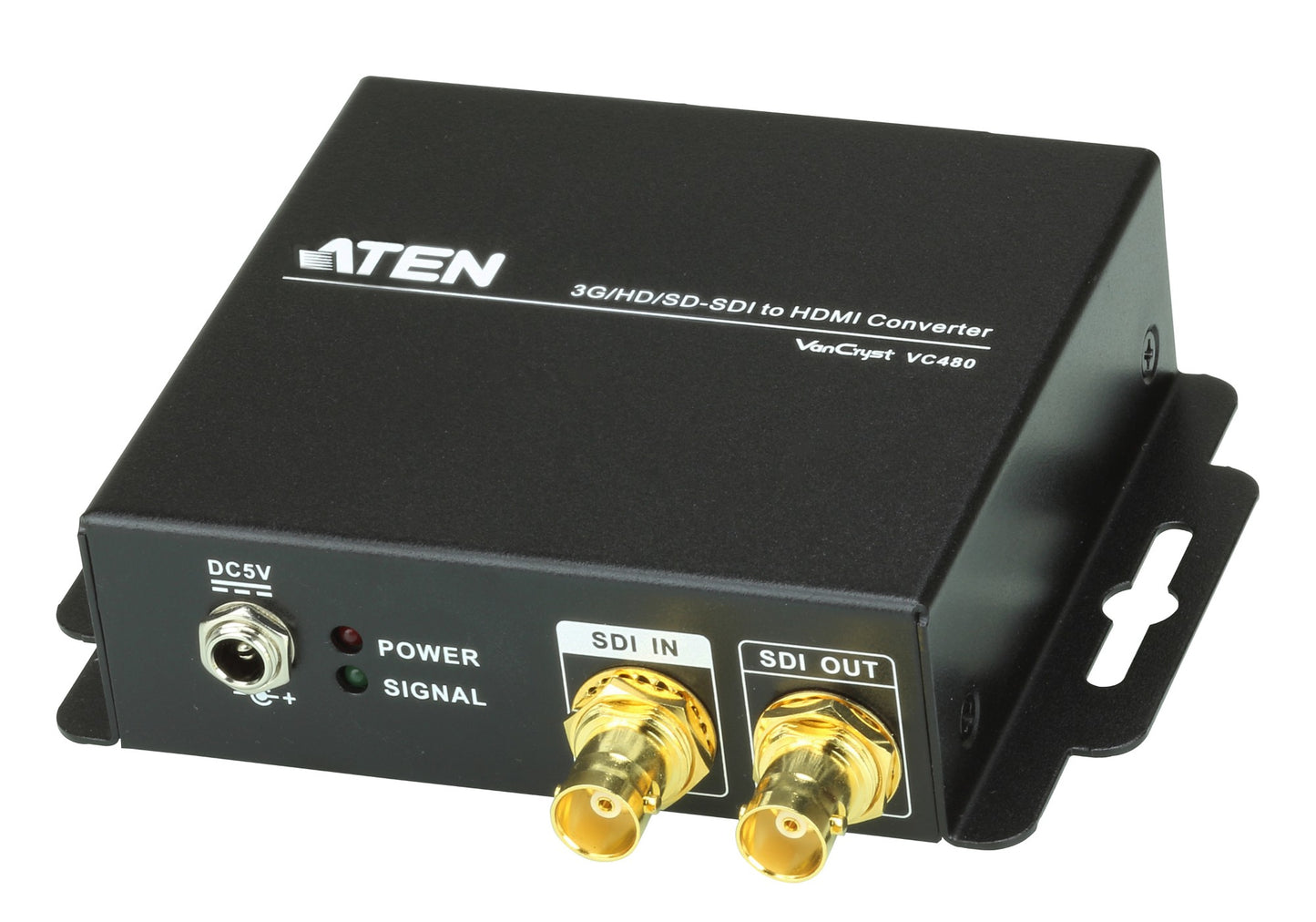 ATEN VC480-AT-U | VC480 SDI to HDMI Converter, 1 x 3G-SDI In, 1 x HDMI Out, 1080p60, Audio Handling
