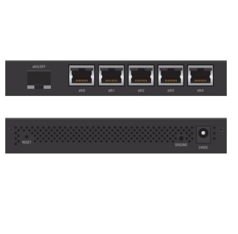Ubiquiti ER-X-SFP-AU | EdgeRouter X SFP Router, 5x Gigabit PoE, AU Power Adapter