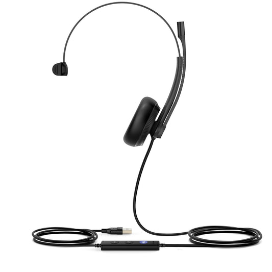 Yealink UH34 MONO TEAMS | Mono Headset, MS Teams Certified, USB, Lightweight Design