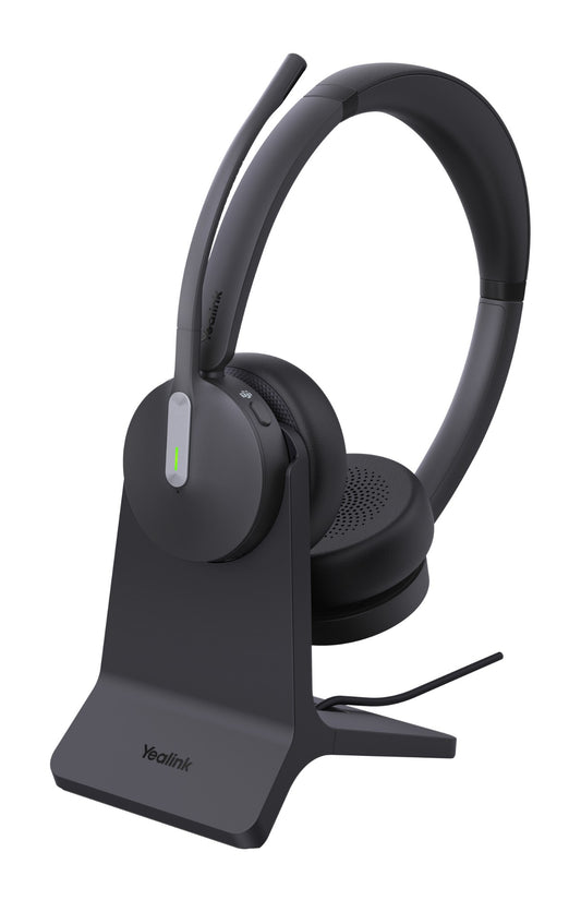 Yealink BH70-D-CH-TEAMS-A | Dual USB-A Headset with Stand, Teams Optimized, Noise-Cancelling