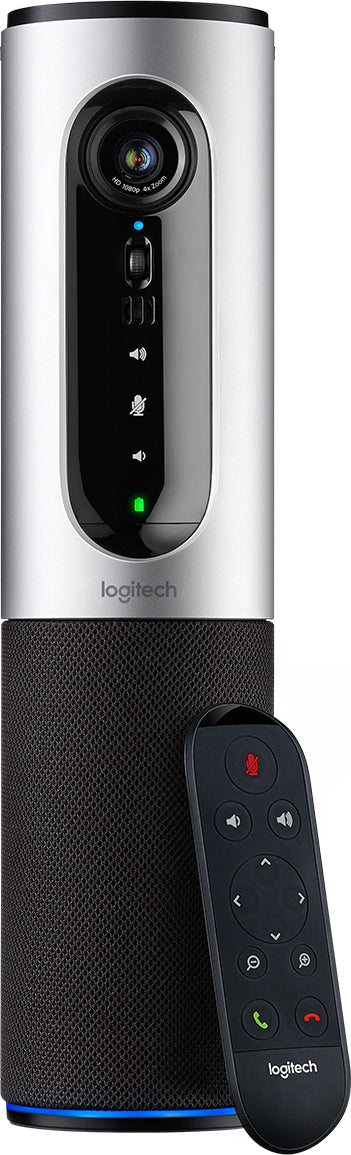 Logitech 960-001035 | ConferenceCam Connect, 1080p HD, USB, Portable Design