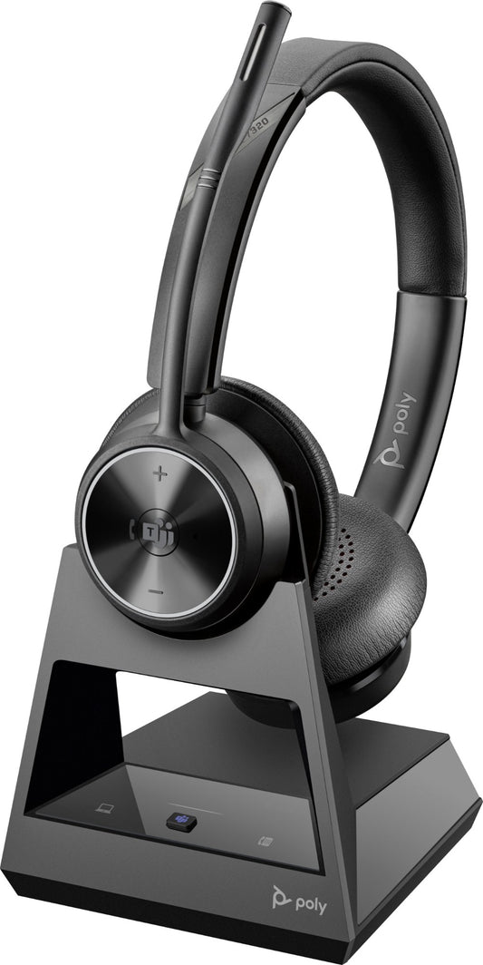 Poly 2-220998-205 | Savi 7320 UC Stereo DECT Headset with D400 USB-A Dongle