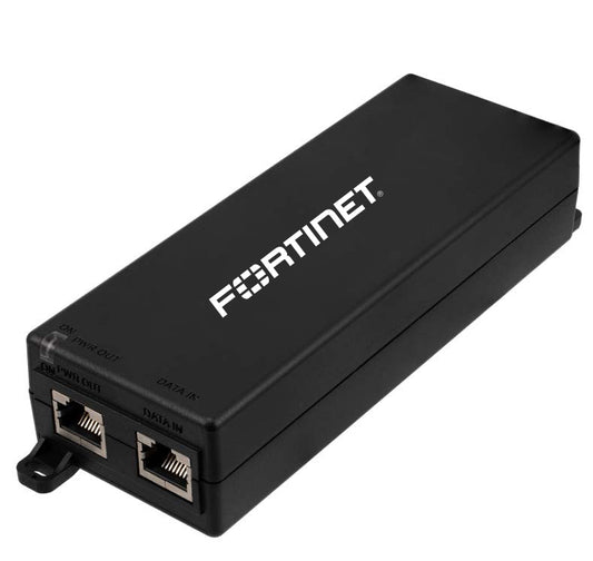 Fortinet GPI-145 | PoE Adapter, 1-Port Gigabit Ethernet, 802.3bt, 60W, 55V