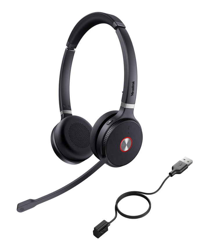 Yealink WHD622-CH | Wireless Headset, Office/Call Center, Black, Comfortable Design