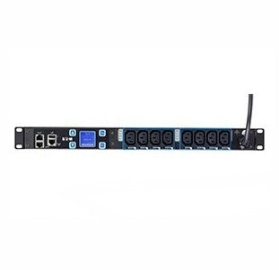 Eaton EMIH02 | c13x8, Power Distribution Unit, 8 AC Outlets, 1U, Black