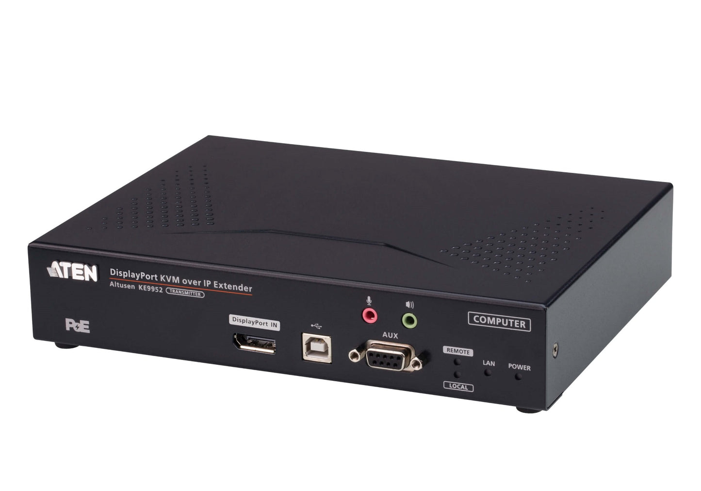 ATEN KE9952T-AX | KE9952 Series DisplayPort KVM over IP Transmitter, 4K Single-Display, PoE