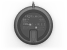Logitech 989-000430 rally mic pod graphite black circular pendant with minimalist design and two rectangular cutouts