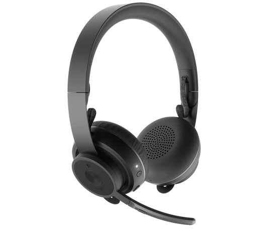 Logitech 981-000855 | Wireless Bluetooth Headset, Noise-Cancelling, USB-A, Graphite