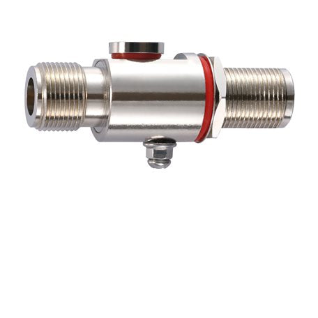 Moxa A-SA-NFNF-02 | 0-6 GHz N-Type Female to Female Surge Arrester, Wireless Accessory, Protects RF Equipment, Durable Design