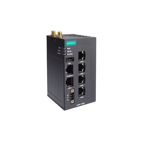 Moxa AWK-1165A-UN-T | Industrial 802.11ax Wireless AP, 5-Port 10/100/1000BaseT(X), IP30, UN Band, -40 to 75°C Operating Temp