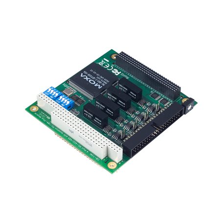 Moxa CB-134I-T | 4-Port RS-422/485 PC/104-Plus Module, 2 kV Isolation, -40 to 85°C, Industrial Edge Connectivity