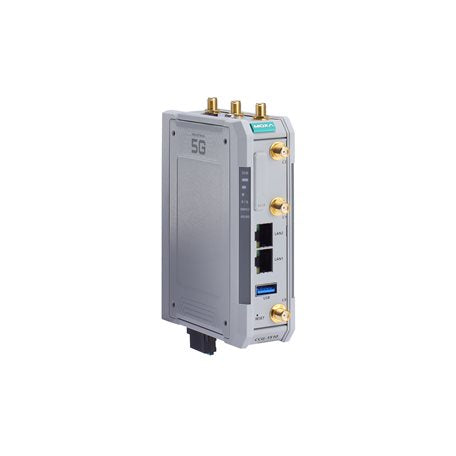 Moxa CCG-1520-T | Industrial 5G Cellular Gateway, N79 Band, IP30, -40 to 70°C, CCG-1500 Series
