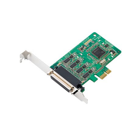 Moxa CP-114EL | 4-Port RS-232/422/485 Low-Profile PCI Express x1 Serial Board, Optional 2 kV Isolation, Industrial Edge Connectivity