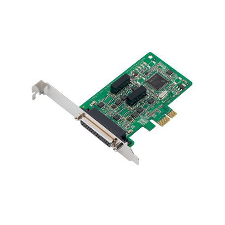 Moxa CP-132EL-I-DB9M | 2-Port RS-422/485 PCI Express x1 Serial Board with Optical Isolation, Low-Profile, Includes DB9 Male Cable