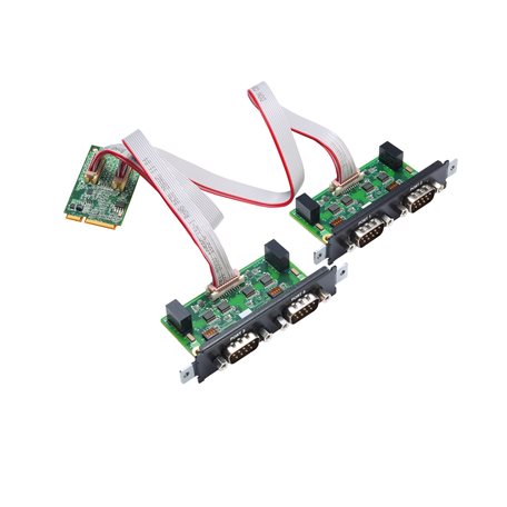 Moxa CP-134N-I-T | 4-Port RS-422/485 Mini PCI Express Serial Board, 2.5 kV Isolation, -40 to 85°C, Industrial Edge Connectivity