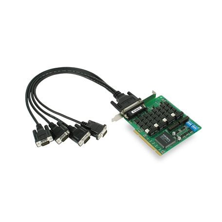 Moxa CP-134U-I-T | 4-Port RS-422/485 Universal PCI Serial Board, 2 kV Isolation, -40 to 85°C, Industrial Edge Connectivity