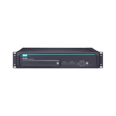 Moxa DA-682C-KL3-HH-T X86 2U Intel Core I3-7100U, Dual Power 100 To 240 Vac/Vdc, -40 To 70°C Temp, W/O Ram/Ssd/Os