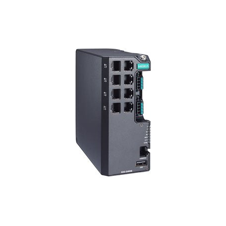 Moxa EDS-G4008-HV-T Managed Full Gigabit Ethernet Switch With 8 10/100/1000Baset(X) Ports, Single Power Supply 110/220 Vac/Vdc, -40 To 75 C Operating Temperature