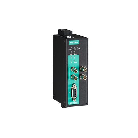 Moxa ICF-1280I-M-ST | Industrial PROFIBUS-to-Fiber Converter, Multi-Mode, 2 ST Connectors, 0-60°C, Redundant Fiber Ring