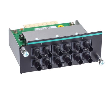 Moxa IM-6700A-6MST Fast Ethernet Module With 6 Multi-Mode 100Basefx Ports With St Connectors