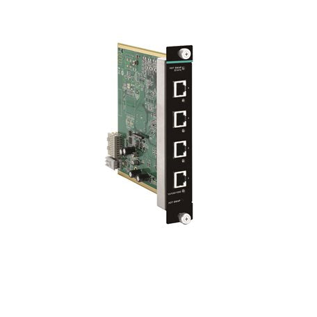 Moxa IM-G7000A-4GTX Gigabit Ethernet Interface Module With 4 10/100/1000Baset(X) Ports, -10 To 60C Operating Temperature