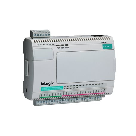 Moxa ioLogik E2262-T | Universal Controller 8 TCs 4 DOs Click&Go Logic -40 to 75°C Smart Ethernet Remote I/O