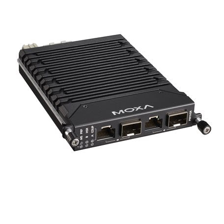 Moxa LM-7000H-2GPHR Gigabit Ethernet Module With 2 100/1000Baset(X) Prp/Hsr Or 100/1000Basesfp Prp/Hsr Combo Ports, -40 To 75C Operating Temperature