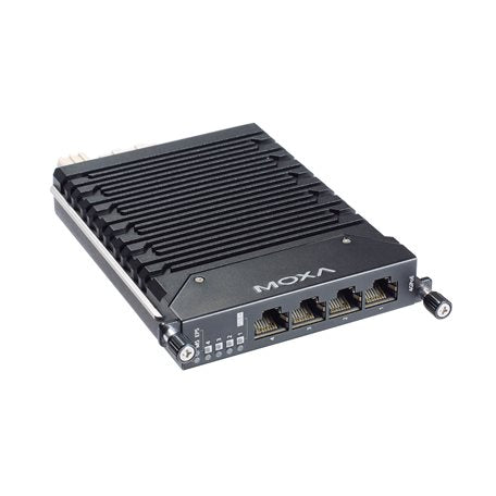 Moxa LM-7000H-4GPoE Gigabit Ethernet Module With 4 10/100/1000Baset(X) Ieee 802.3Af/At Poe+ Ports