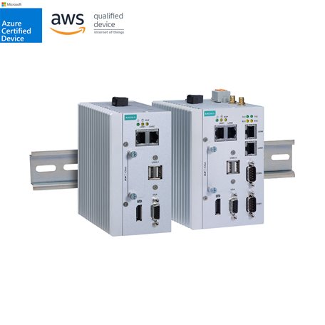 Moxa MC-1122-E4-TPM-T DPK | 1100 Embedded PC, Atom E3845, 4 x Serial, 4 x GbE, TPM 1.2, MC