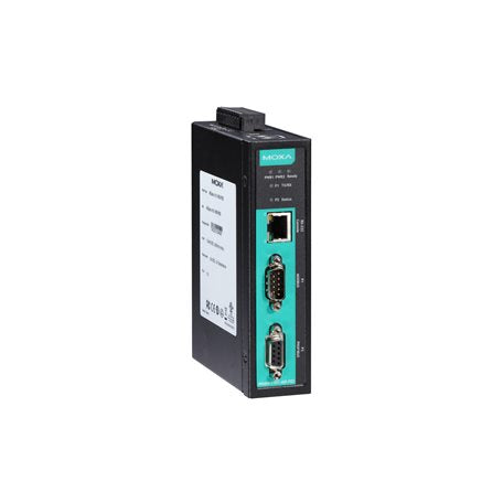 Moxa MGate 4101-MB-PBS | 1-Port Modbus RTU/ASCII to PROFIBUS Slave Gateway, 12-48 VDC, 0-60°C, Industrial Edge Connectivity