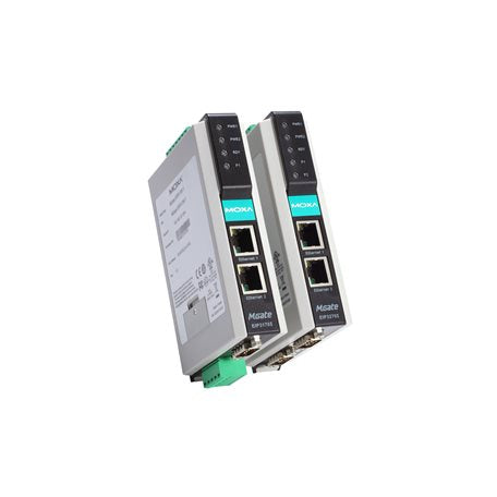 Moxa MGate EIP3270-T | 2-Port EtherNet/IP-to-DF1 Gateway, -40 to 75°C, Industrial Protocol Converter, MGate EIP3170/EIP3270 Series